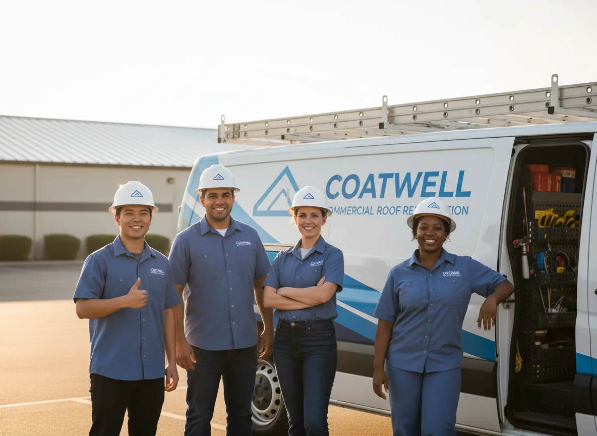 Commercial roof coating company in Ocean View, DE